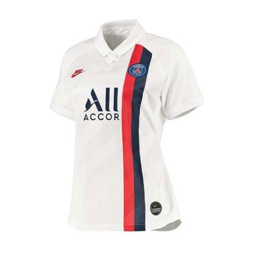 Trikot Paris Saint Germain Ausweich Damen 2019-20 Weiß Fussballtrikots Günstig